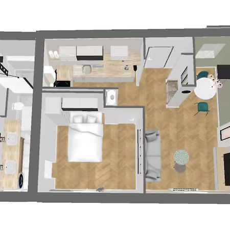 Appartchic - Appartement Standing - Plein Centre & Parking Prive Créon Exterior foto