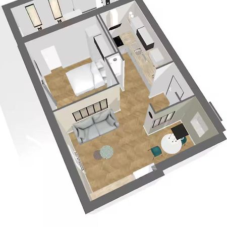 Appartchic - Appartement Standing - Plein Centre & Parking Prive Créon Exterior foto