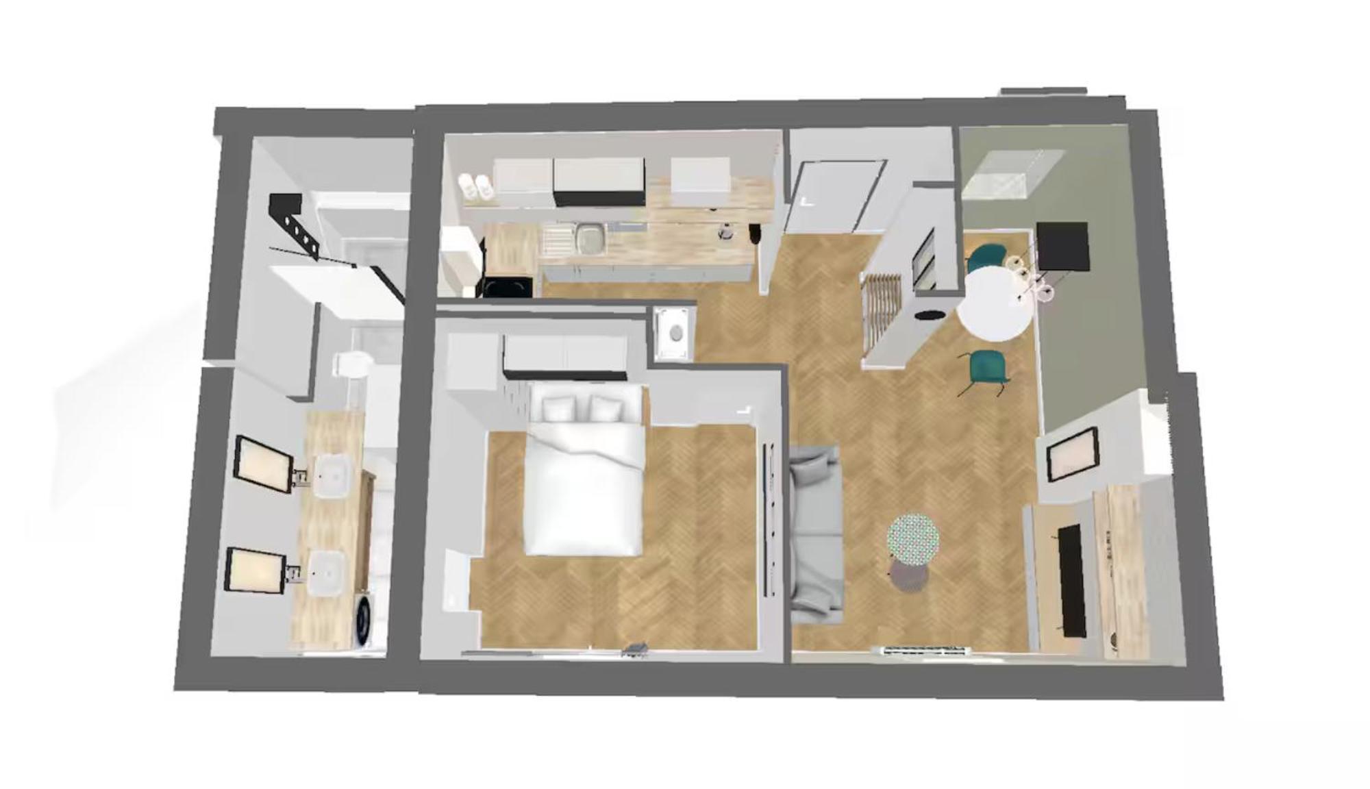 Appartchic - Appartement Standing - Plein Centre & Parking Prive Créon Exterior foto